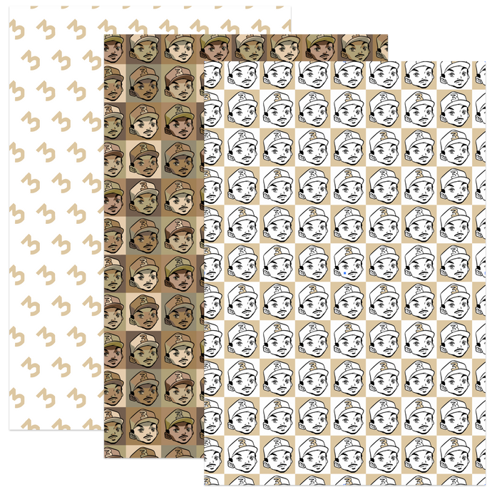 Chance 3 Pack Wrapping Paper