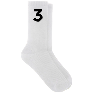 Chance 3 White Socks