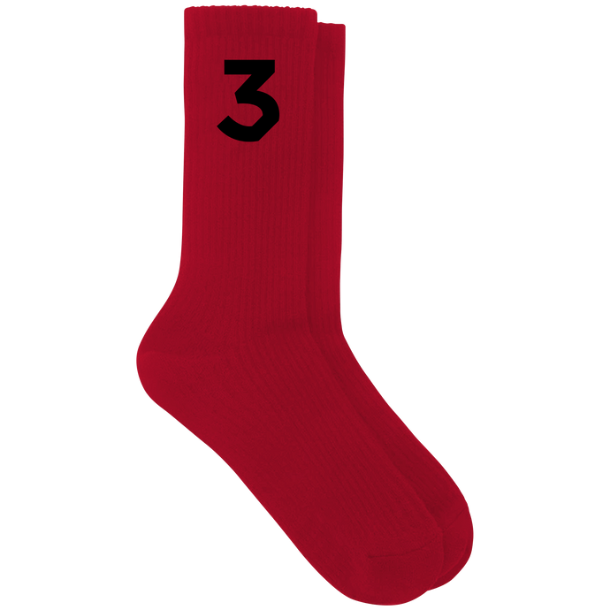 Chance 3 Red Socks