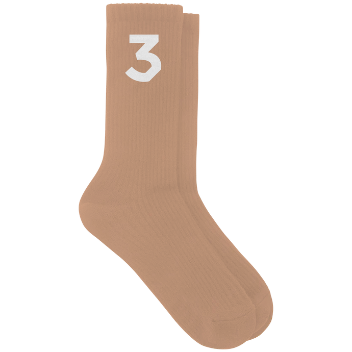 Chance 3 Tan Socks