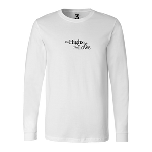 The Highs and The Lows White Long Sleeve Tee
