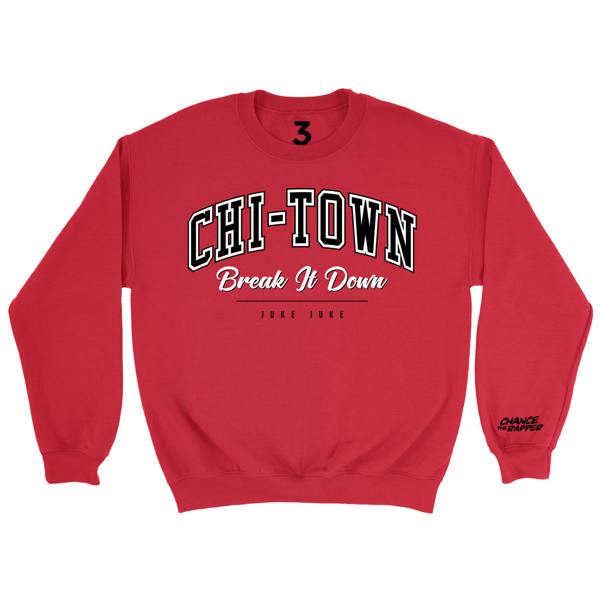Break It Down Red Pullover – Chance the Rapper Official