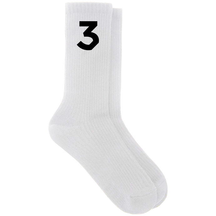 Chance 3 White Socks