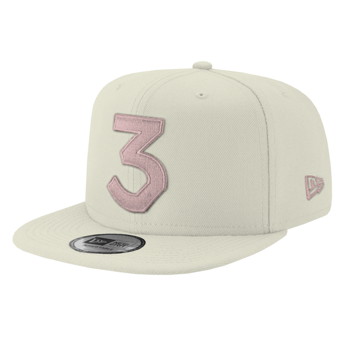 Chance 3 New Era Chrome White/Pink Hat