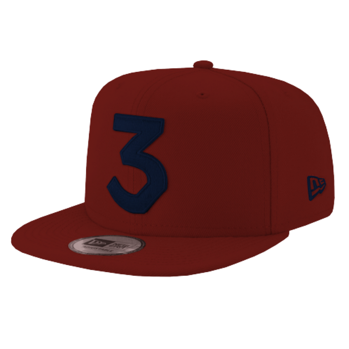 Chance 3 New Era Pinot Red/Oceanside Blue Hat