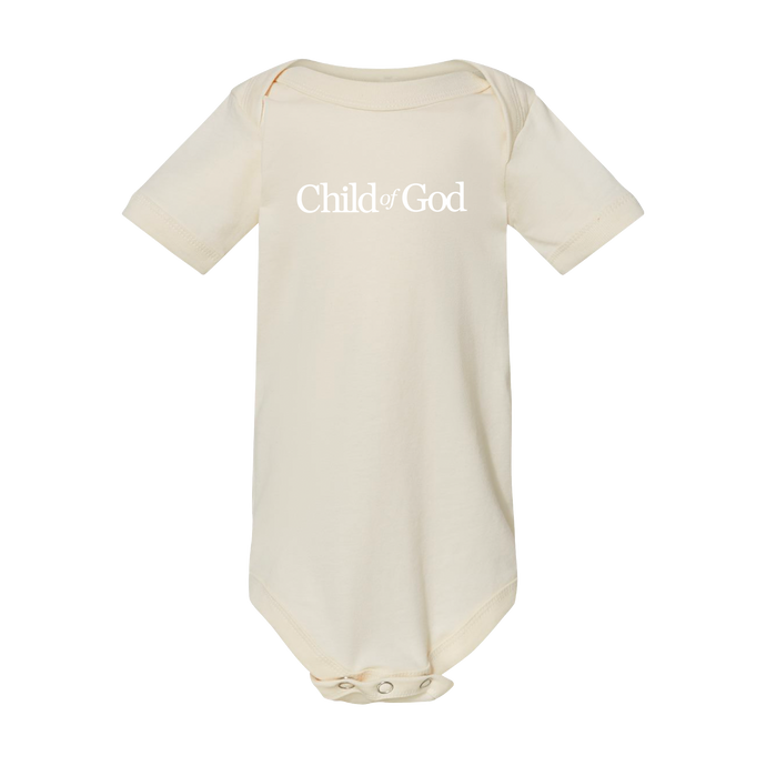 Child Of God Natural Baby Onesie