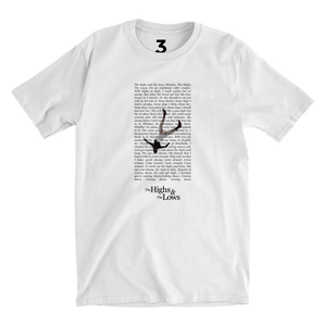 The Highs and The Lows Poetic White Tee